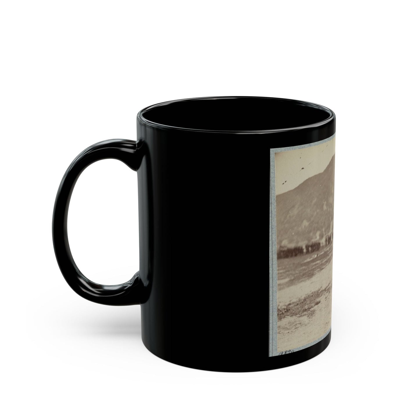 22d New York State Militia Near Harpers Ferry, Va., 1861 I.E.1862 018 (U.S. Civil War) Black Coffee Mug