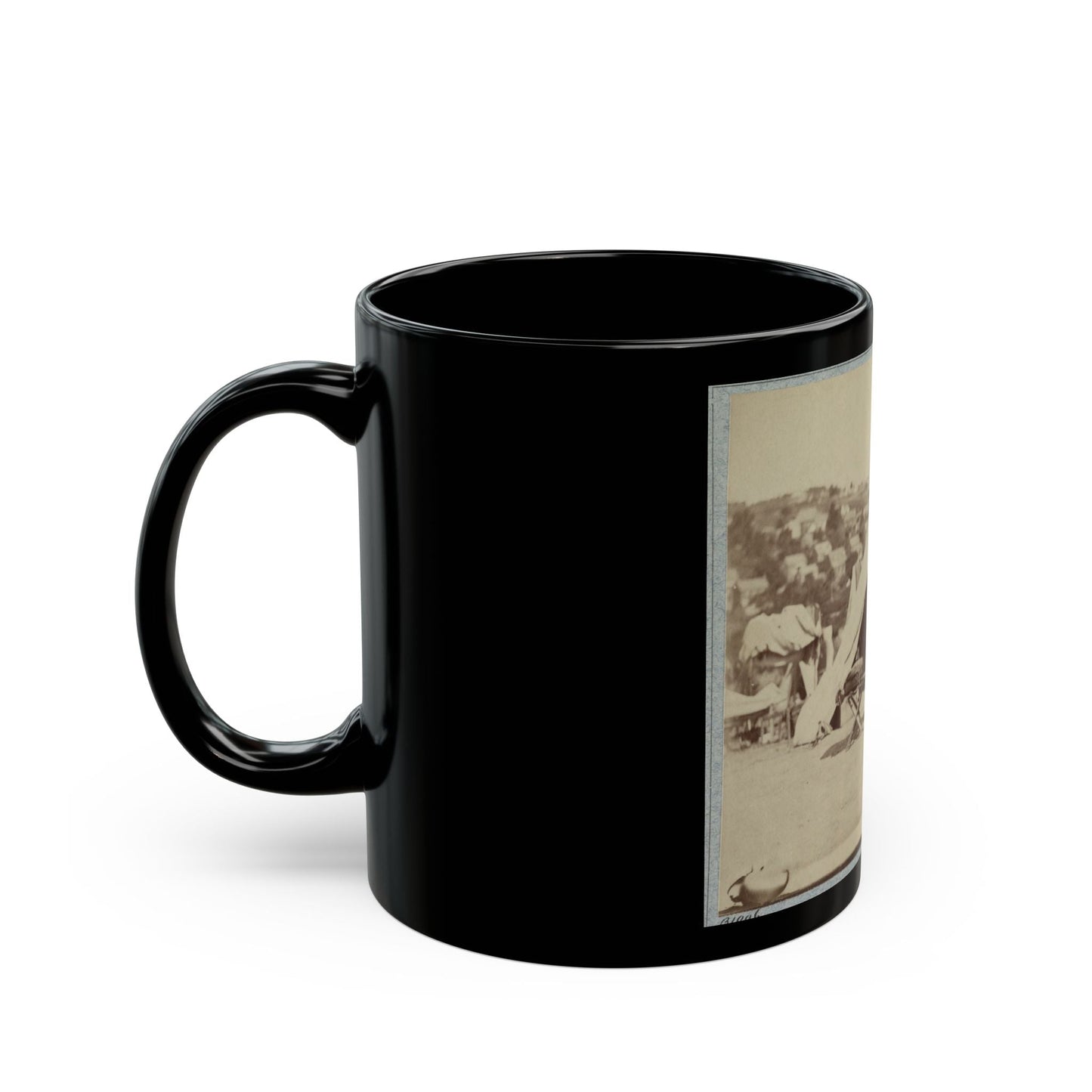 22d New York State Militia Near Harpers Ferry, Va., 1861 I.E.1862 020 (U.S. Civil War) Black Coffee Mug