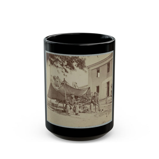 22d New York State Militia Near Harpers Ferry, Va., 1861 I.E.1862 021 (U.S. Civil War) Black Coffee Mug