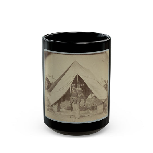 22d New York State Militia Near Harpers Ferry, Va., 1861 I.E.1862 022 (U.S. Civil War) Black Coffee Mug