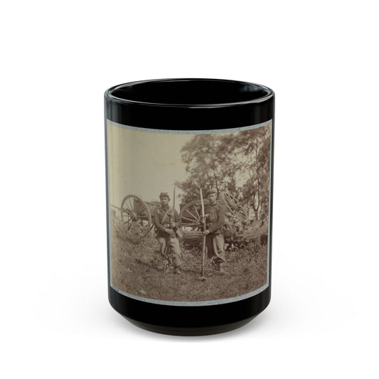 22d New York State Militia Near Harpers Ferry, Va., 1861 I.E.1862 023 (U.S. Civil War) Black Coffee Mug