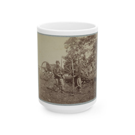 22d New York State Militia Near Harpers Ferry, Va., 1861 I.E.1862 023 (U.S. Civil War) White Coffee Mug