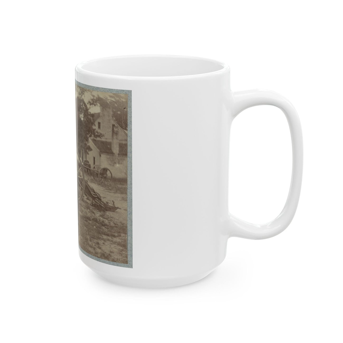 22d New York State Militia Near Harpers Ferry, Va., 1861 I.E.1862 025 (U.S. Civil War) White Coffee Mug