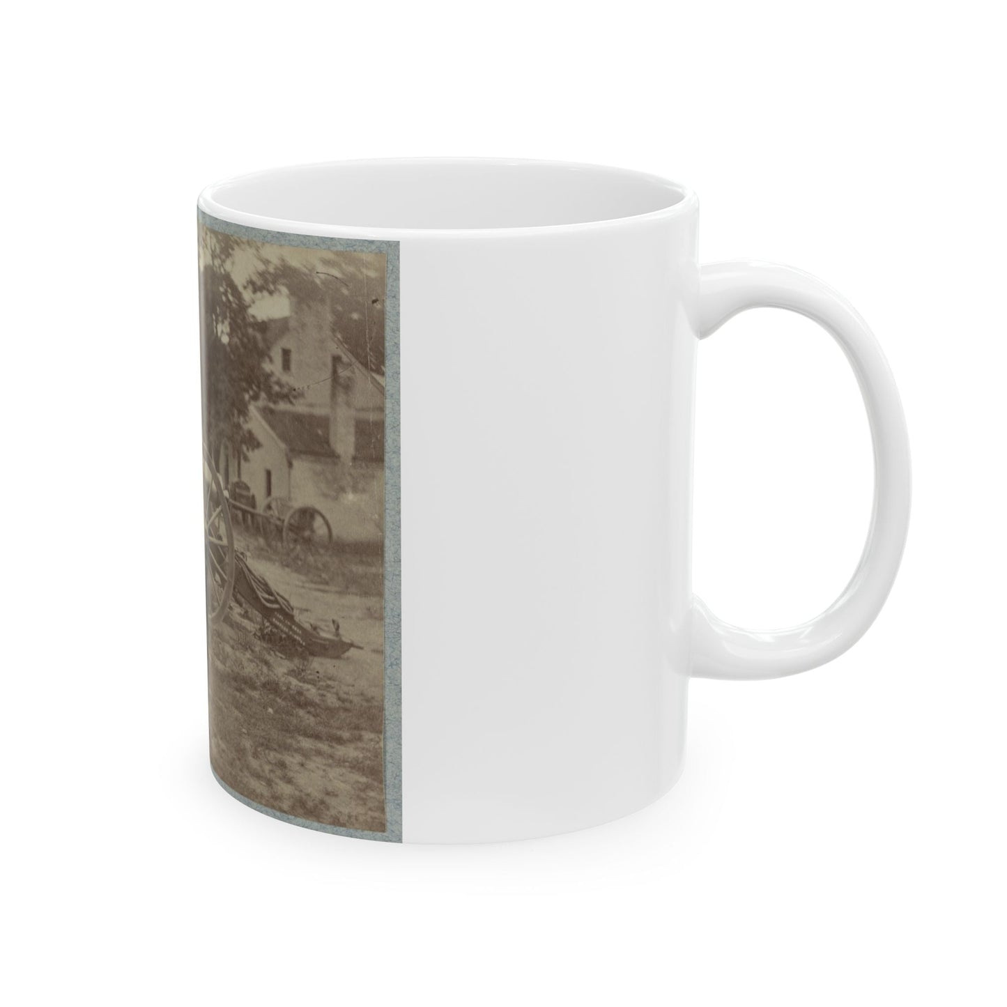 22d New York State Militia Near Harpers Ferry, Va., 1861 I.E.1862 025 (U.S. Civil War) White Coffee Mug