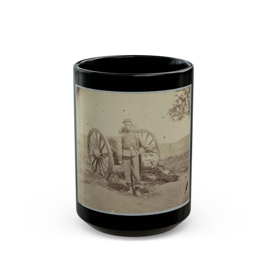 22d New York State Militia Near Harpers Ferry, Va., 1861 I.E.1862 026 (U.S. Civil War) Black Coffee Mug