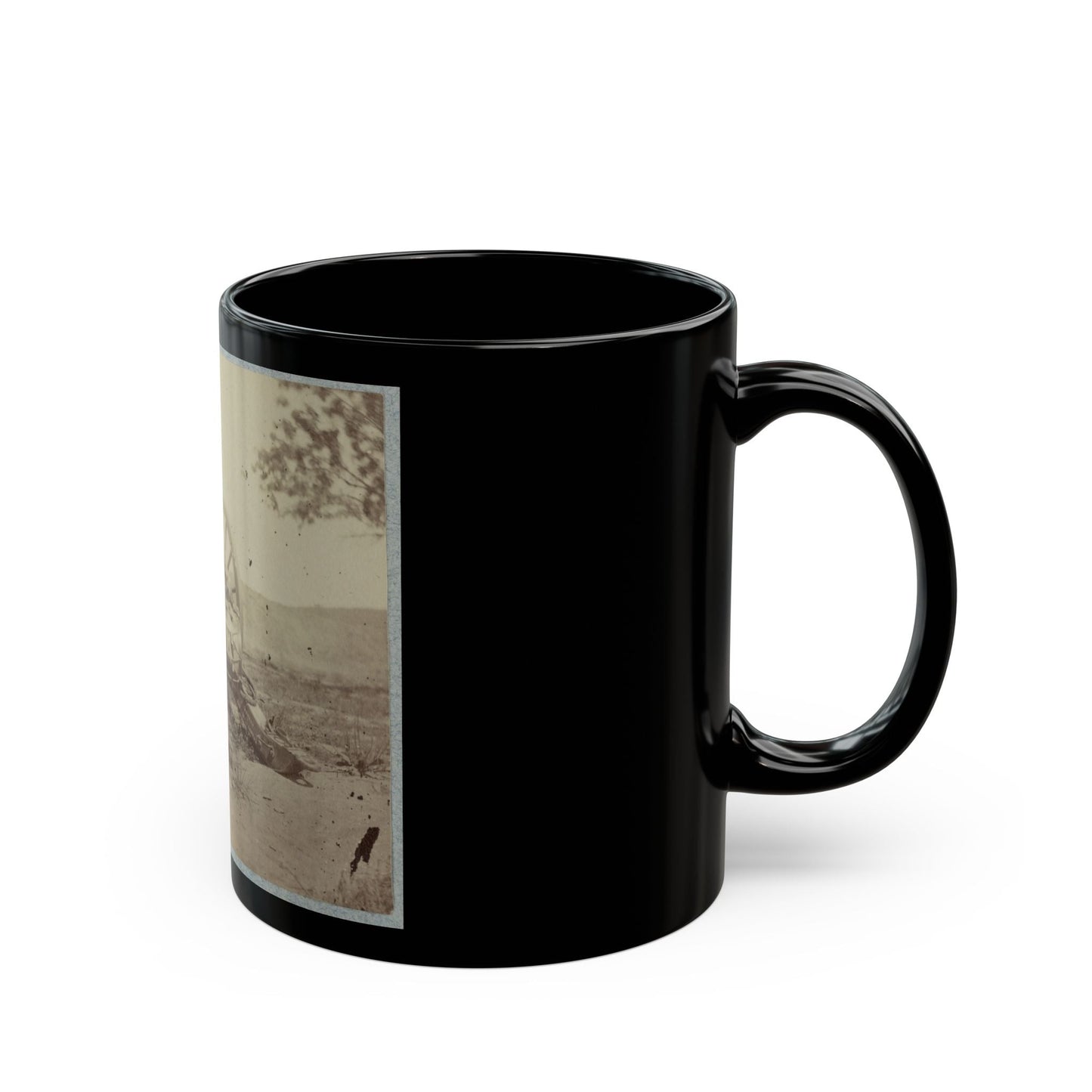 22d New York State Militia Near Harpers Ferry, Va., 1861 I.E.1862 026 (U.S. Civil War) Black Coffee Mug