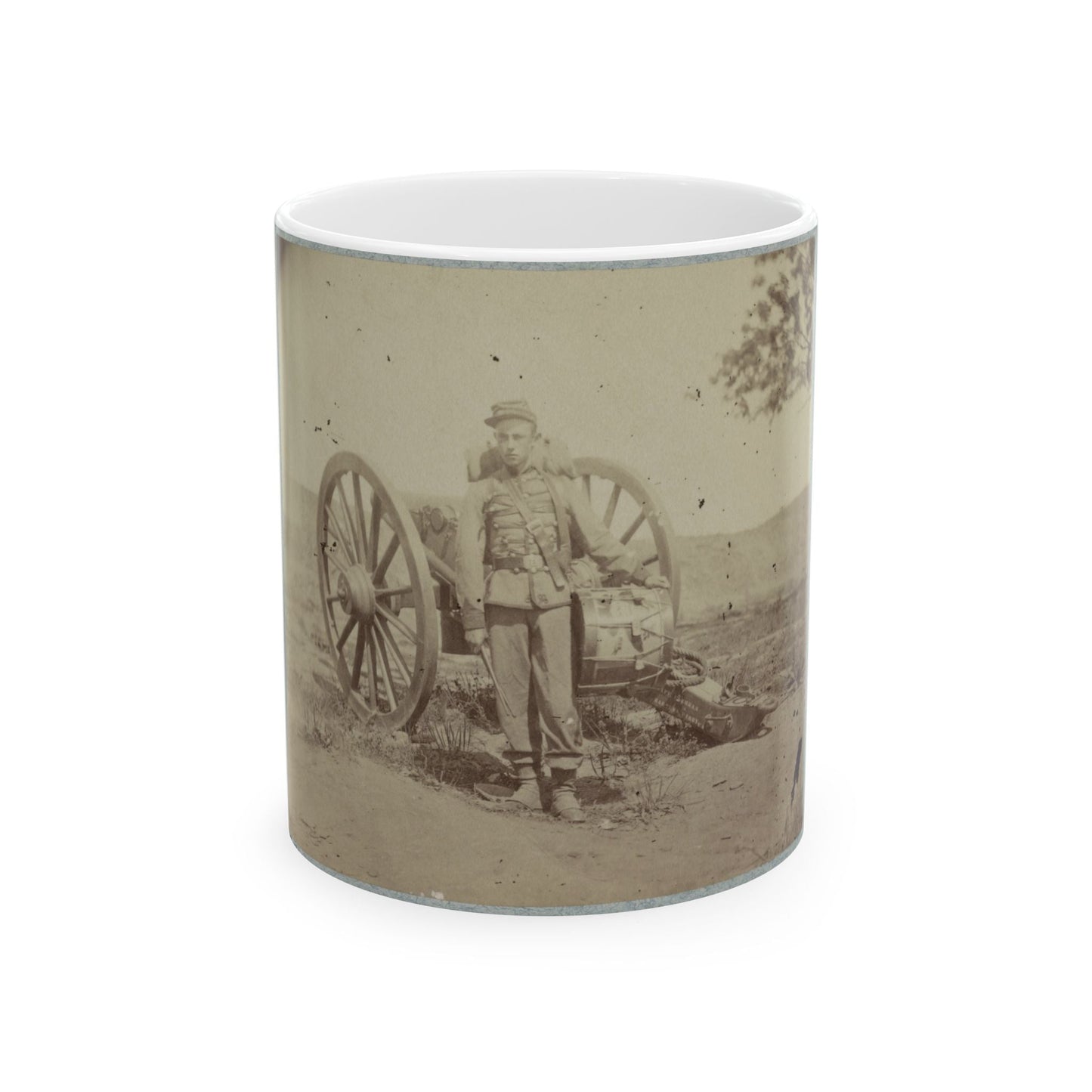 22d New York State Militia Near Harpers Ferry, Va., 1861 I.E.1862 026 (U.S. Civil War) White Coffee Mug