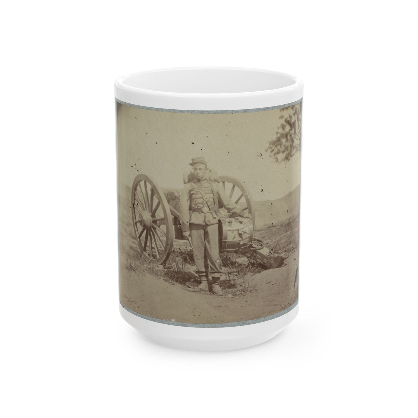 22d New York State Militia Near Harpers Ferry, Va., 1861 I.E.1862 026 (U.S. Civil War) White Coffee Mug