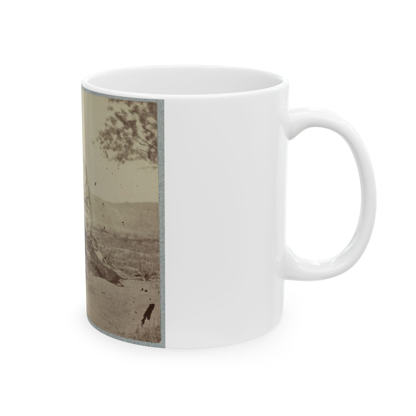 22d New York State Militia Near Harpers Ferry, Va., 1861 I.E.1862 026 (U.S. Civil War) White Coffee Mug