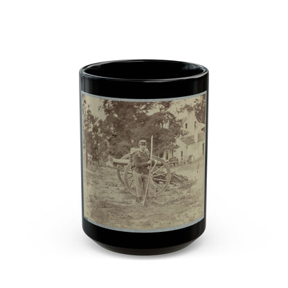 22d New York State Militia Near Harpers Ferry, Va., 1861 I.E.1862 027 (U.S. Civil War) Black Coffee Mug