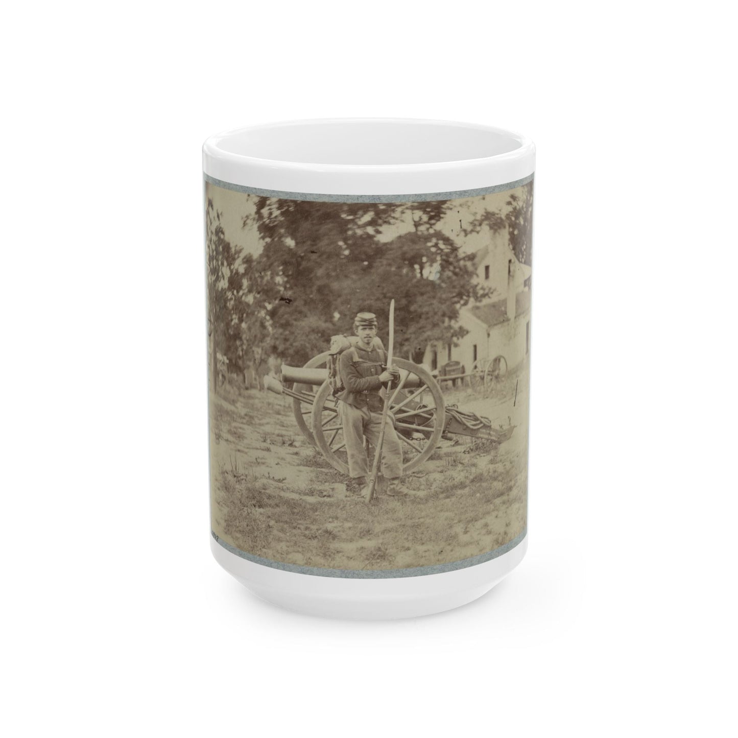 22d New York State Militia Near Harpers Ferry, Va., 1861 I.E.1862 027 (U.S. Civil War) White Coffee Mug