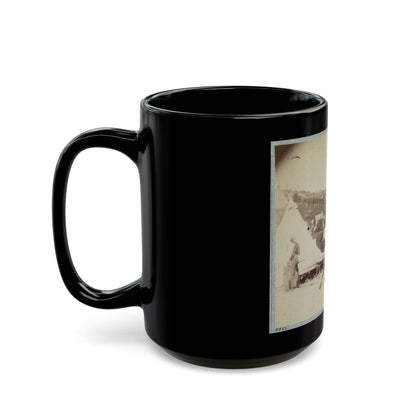 22d New York State Militia Near Harpers Ferry, Va., 1861 I.E.1862 028 (U.S. Civil War) Black Coffee Mug