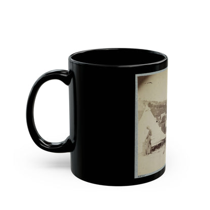 22d New York State Militia Near Harpers Ferry, Va., 1861 I.E.1862 028 (U.S. Civil War) Black Coffee Mug