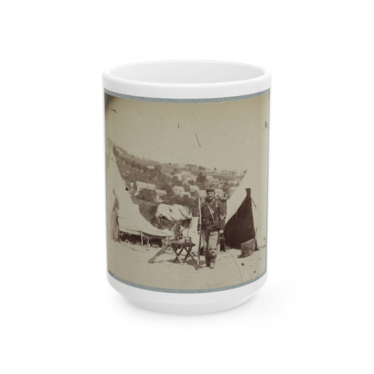 22d New York State Militia Near Harpers Ferry, Va., 1861 I.E.1862 028 (U.S. Civil War) White Coffee Mug