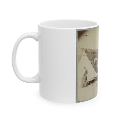 22d New York State Militia Near Harpers Ferry, Va., 1861 I.E.1862 028 (U.S. Civil War) White Coffee Mug