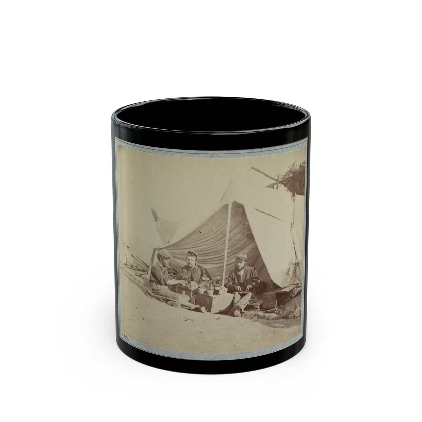 22d New York State Militia Near Harpers Ferry, Va., 1861 I.E.1862 (U.S. Civil War) Black Coffee Mug