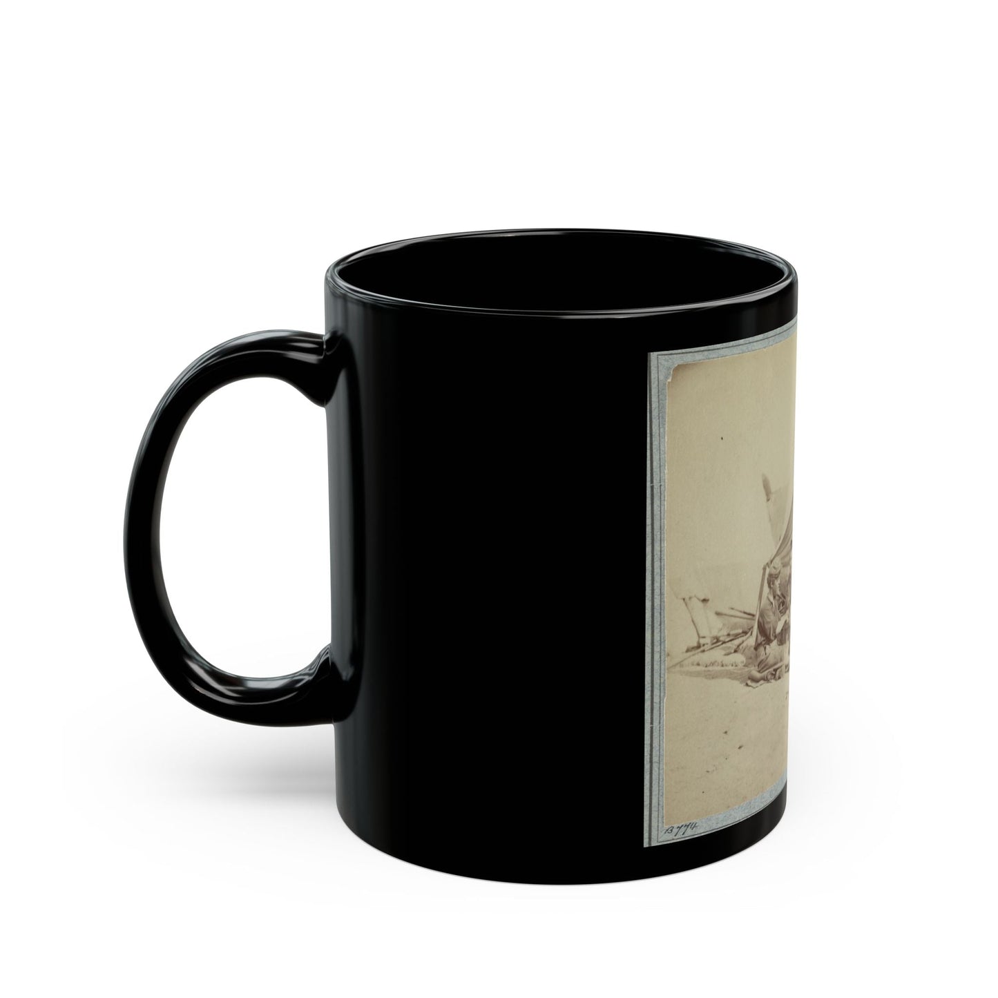 22d New York State Militia Near Harpers Ferry, Va., 1861 I.E.1862 (U.S. Civil War) Black Coffee Mug