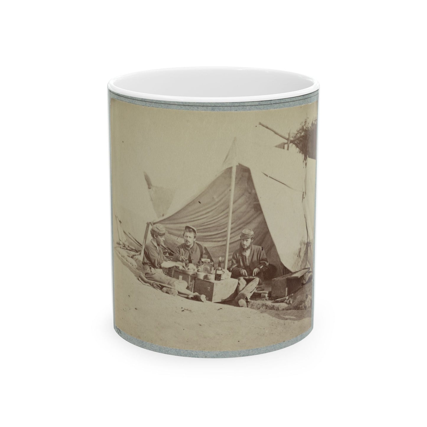 22d New York State Militia Near Harpers Ferry, Va., 1861 I.E.1862 (U.S. Civil War) White Coffee Mug