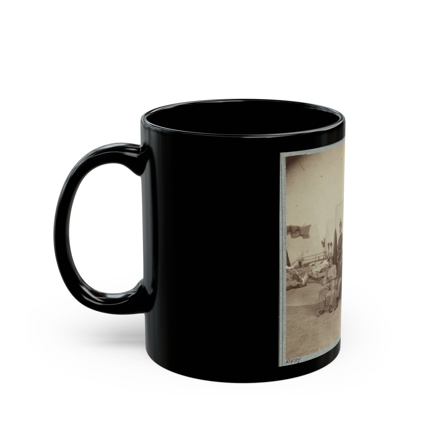 22d New York State Militia Near Harpers Ferry, Va., 1861 I.E.1862(2) (U.S. Civil War) Black Coffee Mug