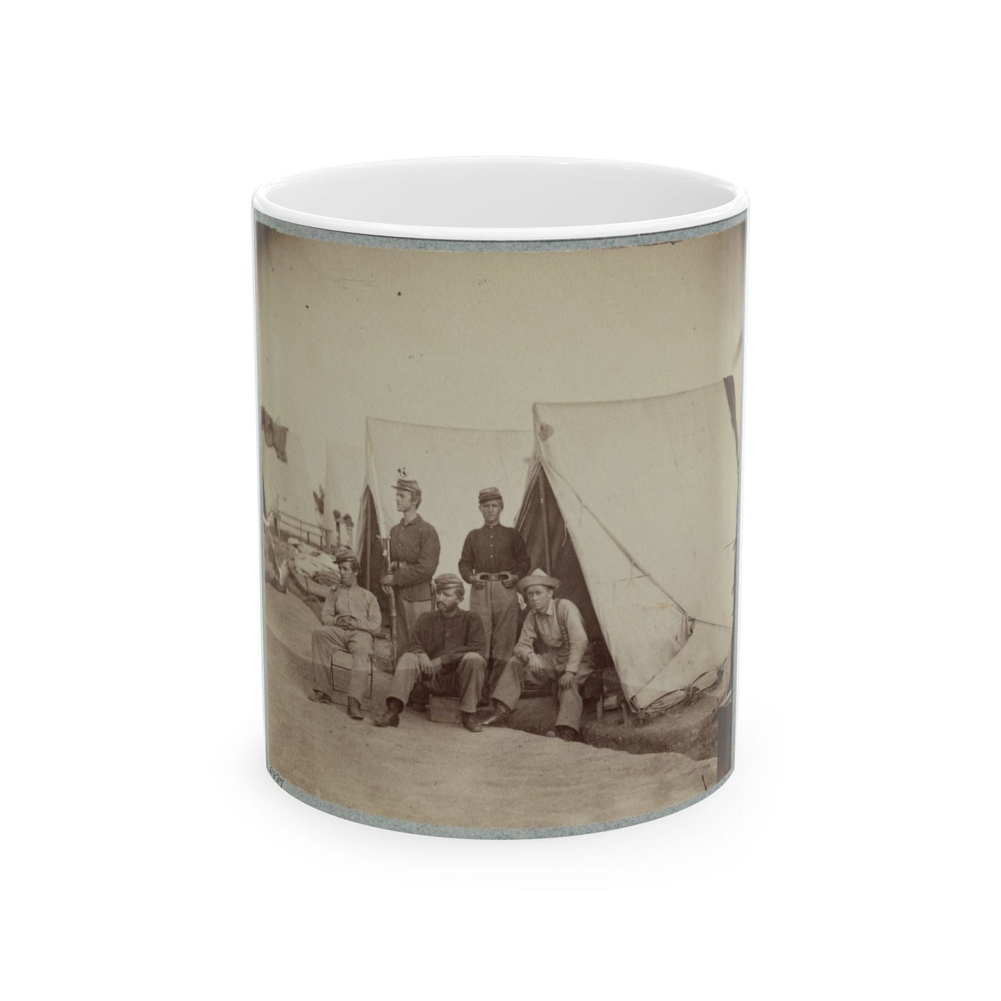 22d New York State Militia Near Harpers Ferry, Va., 1861 I.E.1862(2) (U.S. Civil War) White Coffee Mug