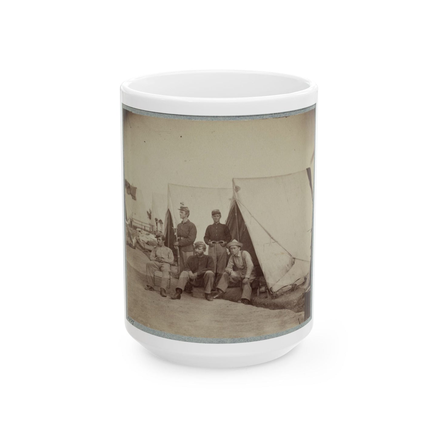 22d New York State Militia Near Harpers Ferry, Va., 1861 I.E.1862(2) (U.S. Civil War) White Coffee Mug