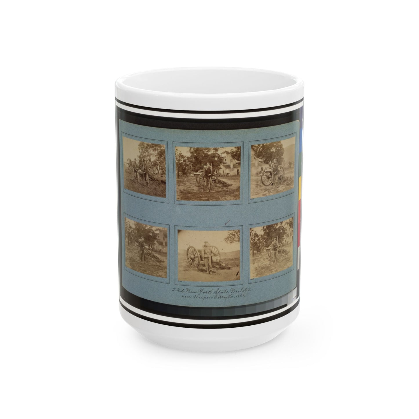 22d New York State Militia Near Harpers Ferry, Va., 1861 I.E.1862(3) (U.S. Civil War) White Coffee Mug