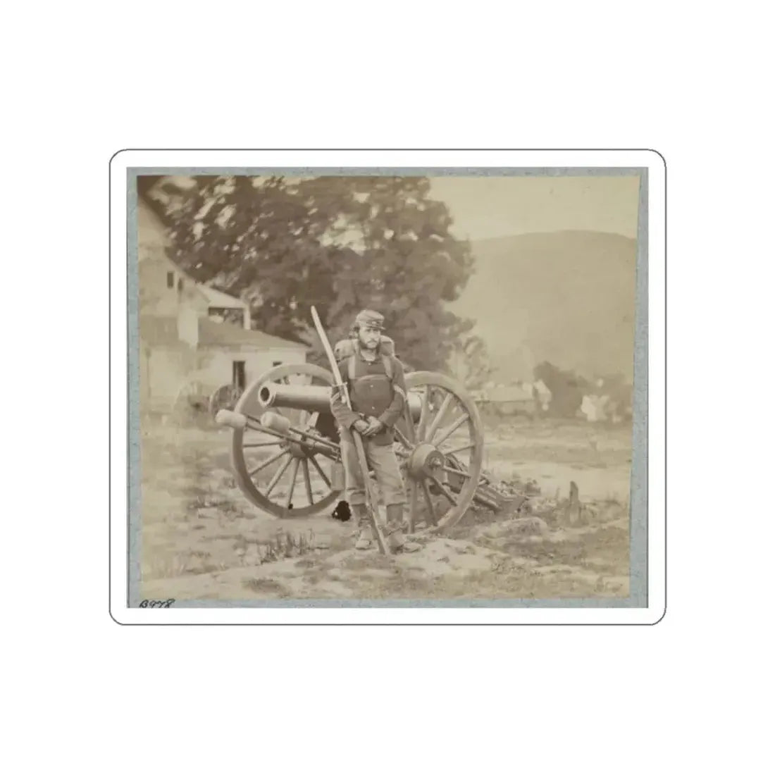 22d New York State Millitia Near Harpers Ferry, Va., 1861 I.E. 1862 (U.S. Civil War) STICKER Vinyl Die-Cut Decal - The Sticker Space