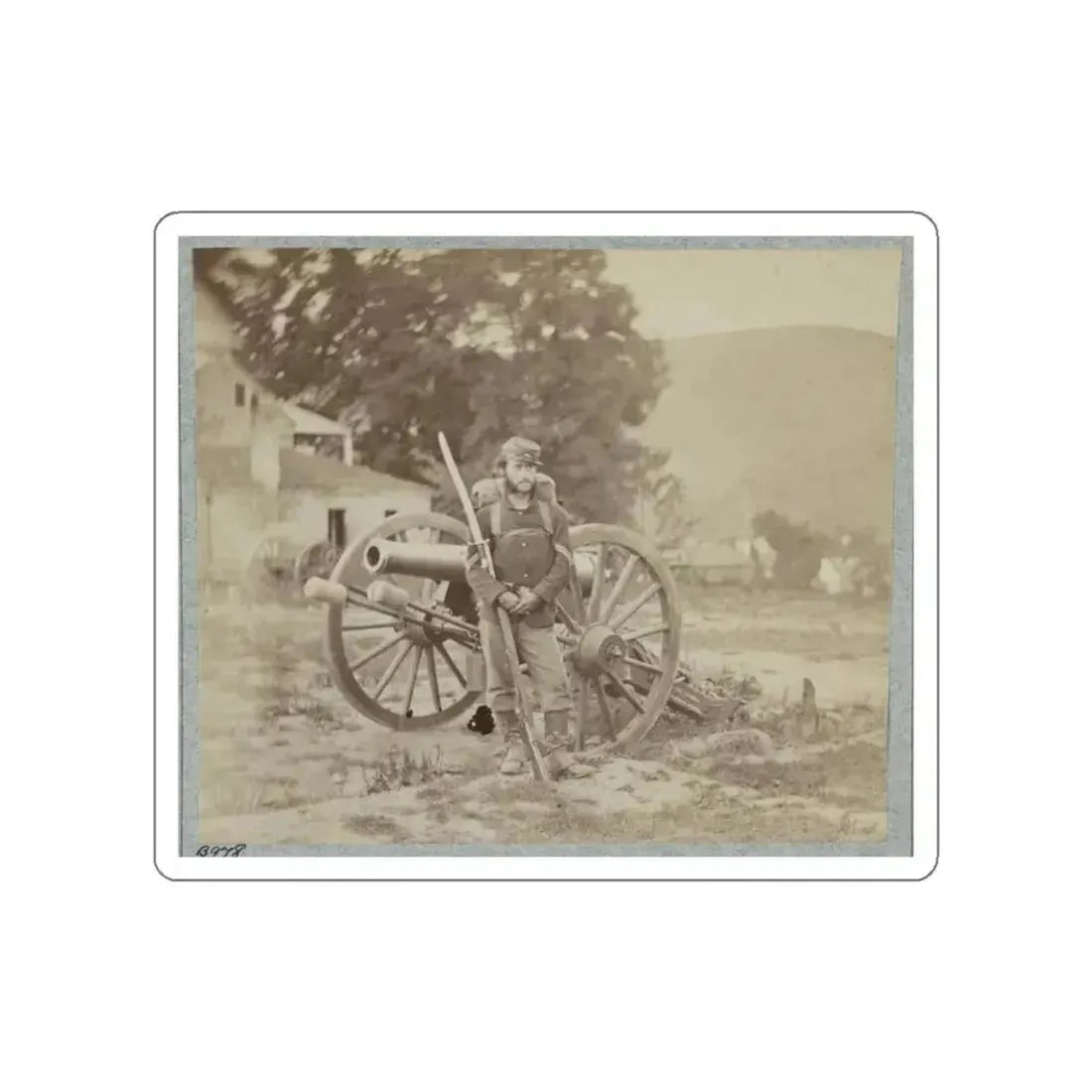 22d New York State Millitia Near Harpers Ferry, Va., 1861 I.E. 1862 (U.S. Civil War) STICKER Vinyl Die-Cut Decal White Die-Cut 3 Inch - The Sticker Space