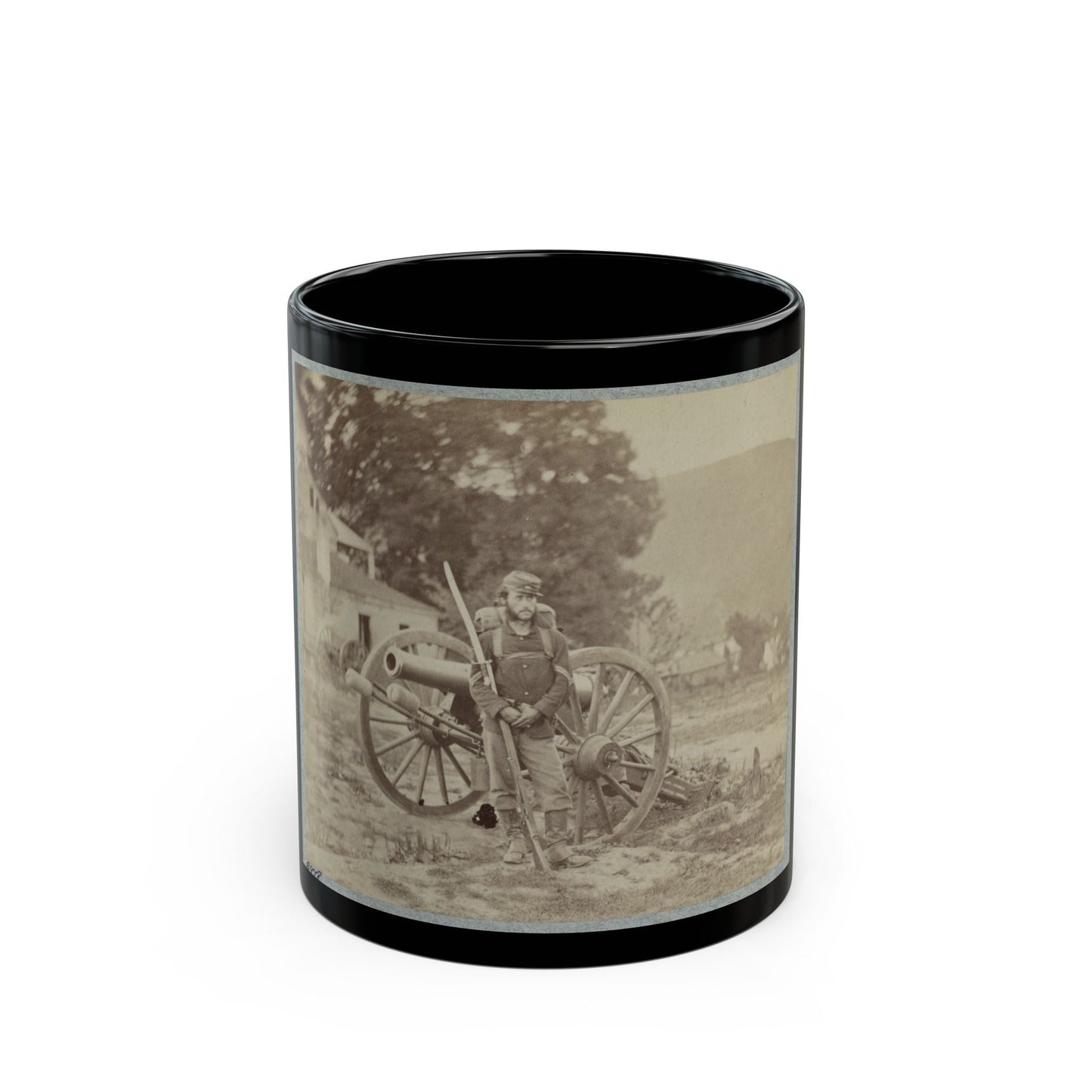 22d New York State Millitia Near Harpers Ferry, Va., 1861 I.E. 1862 (U.S. Civil War) Black Coffee Mug