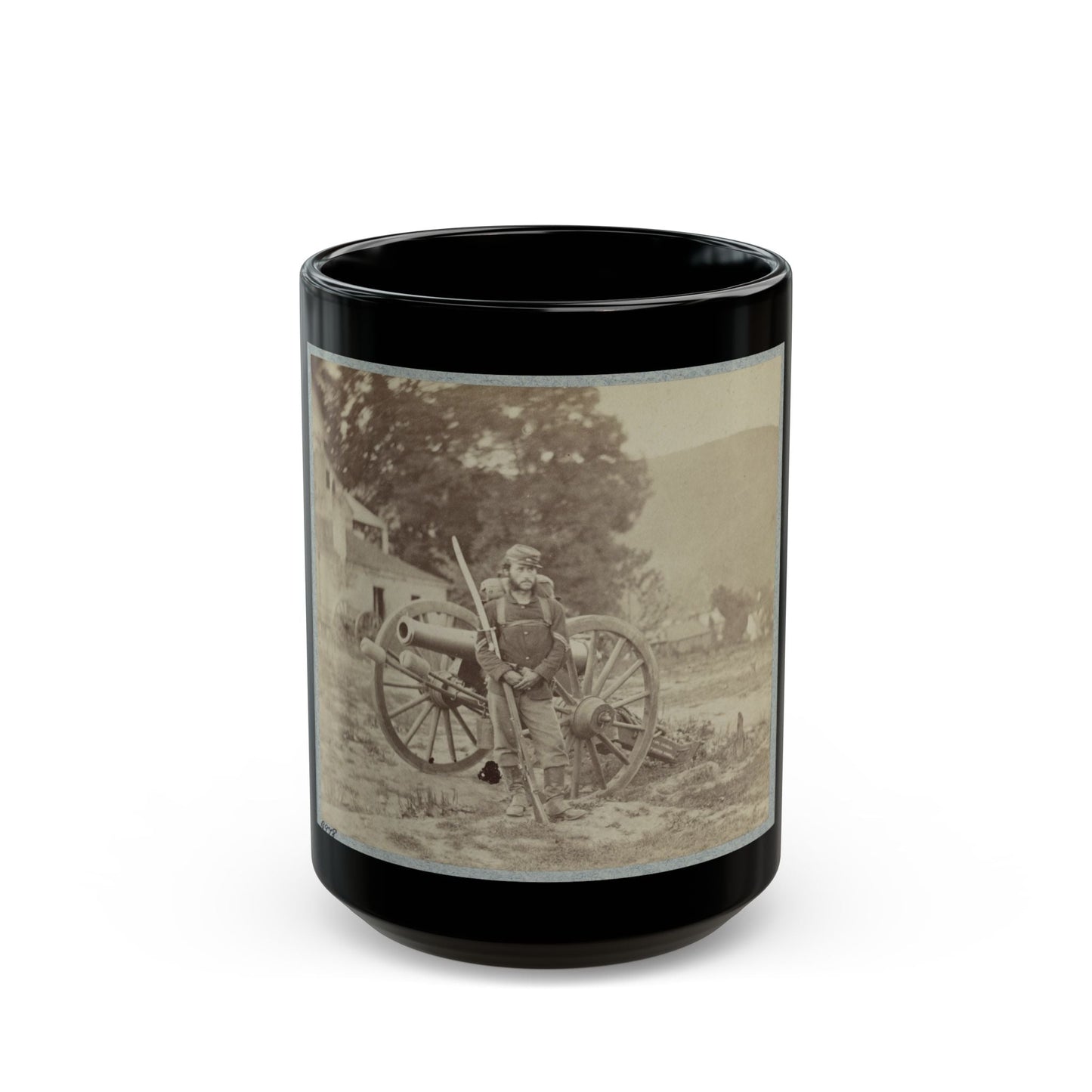 22d New York State Millitia Near Harpers Ferry, Va., 1861 I.E. 1862 (U.S. Civil War) Black Coffee Mug