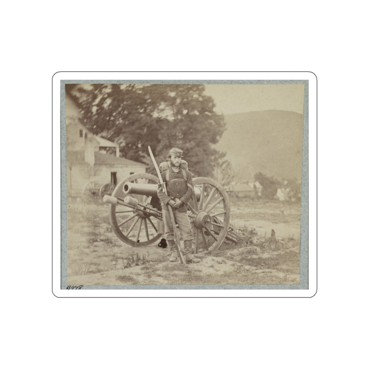 22d New York State Millitia Near Harpers Ferry, Va., 1861 I.E. 1862 (U.S. Civil War) STICKER Vinyl Die-Cut Decal-White-The Sticker Space