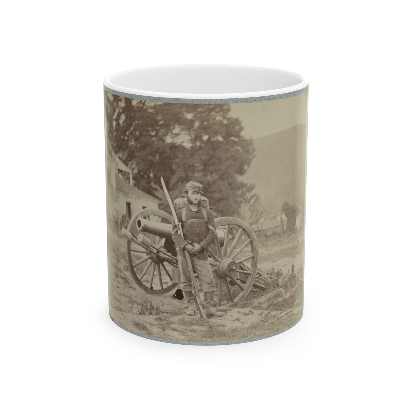 22d New York State Millitia Near Harpers Ferry, Va., 1861 I.E. 1862 (U.S. Civil War) White Coffee Mug