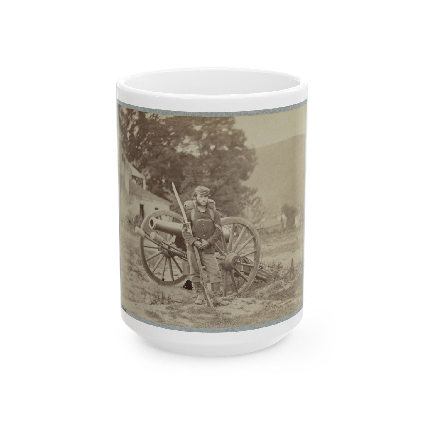 22d New York State Millitia Near Harpers Ferry, Va., 1861 I.E. 1862 (U.S. Civil War) White Coffee Mug