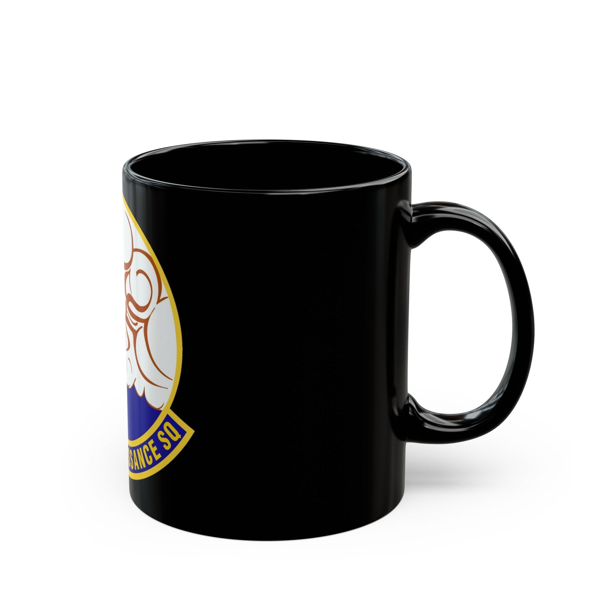 22d Reconnaissance Squadron (U.S. Air Force) Black Coffee Mug-The Sticker Space