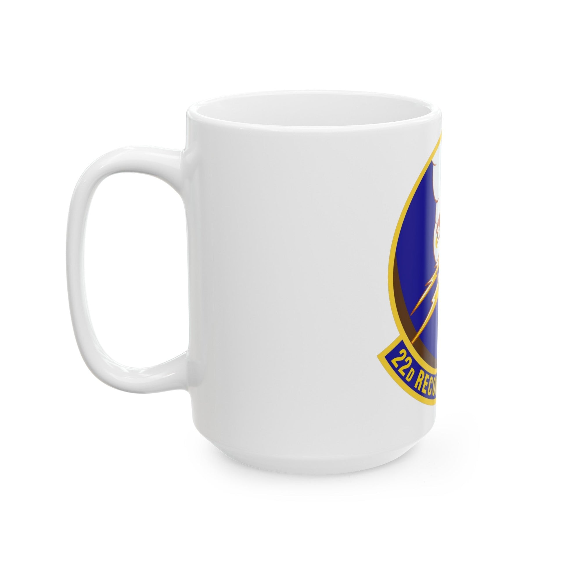 22d Reconnaissance Squadron (U.S. Air Force) White Coffee Mug-The Sticker Space