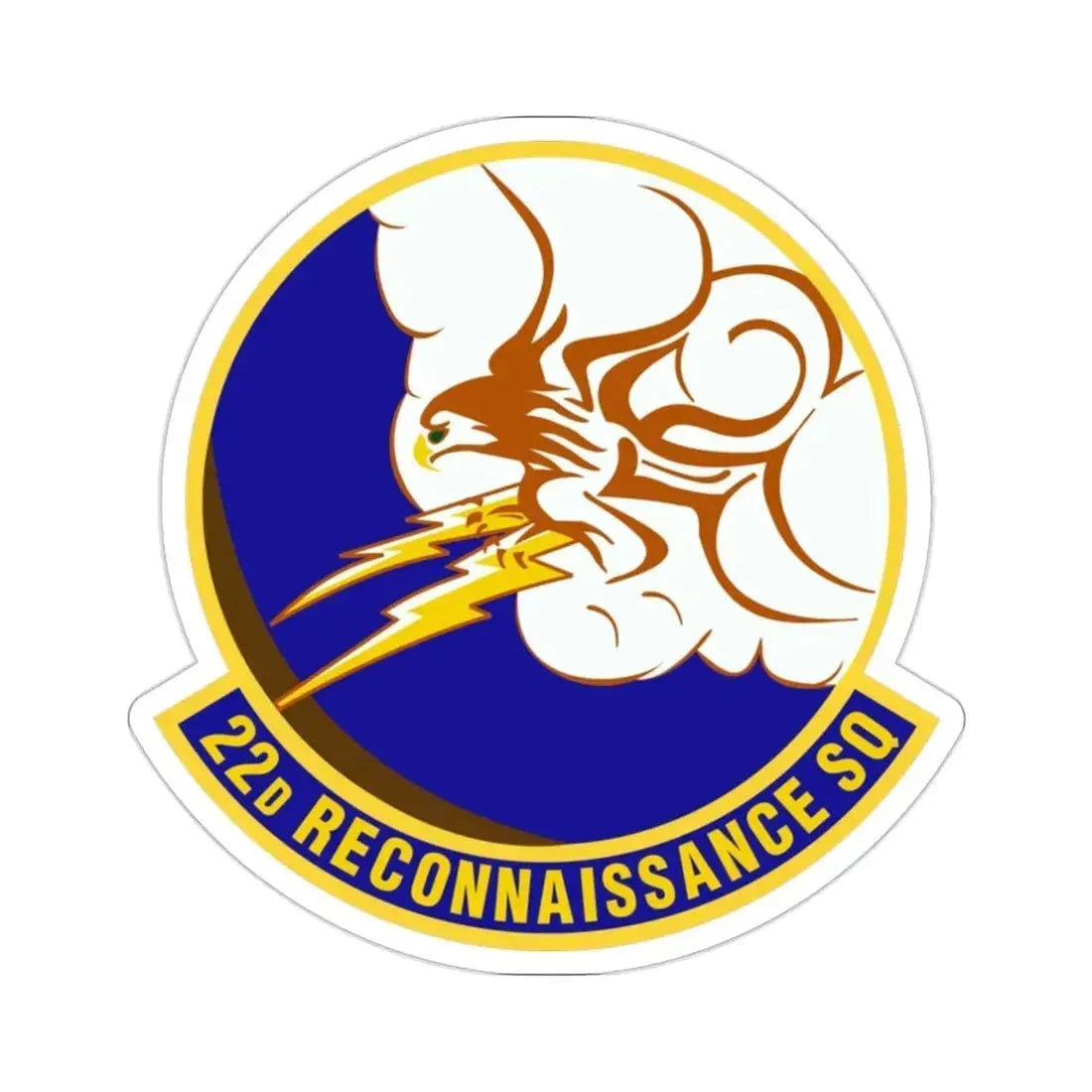 22d Reconnaissance Squadron (U.S. Air Force) STICKER Vinyl Die-Cut Decal - The Sticker Space