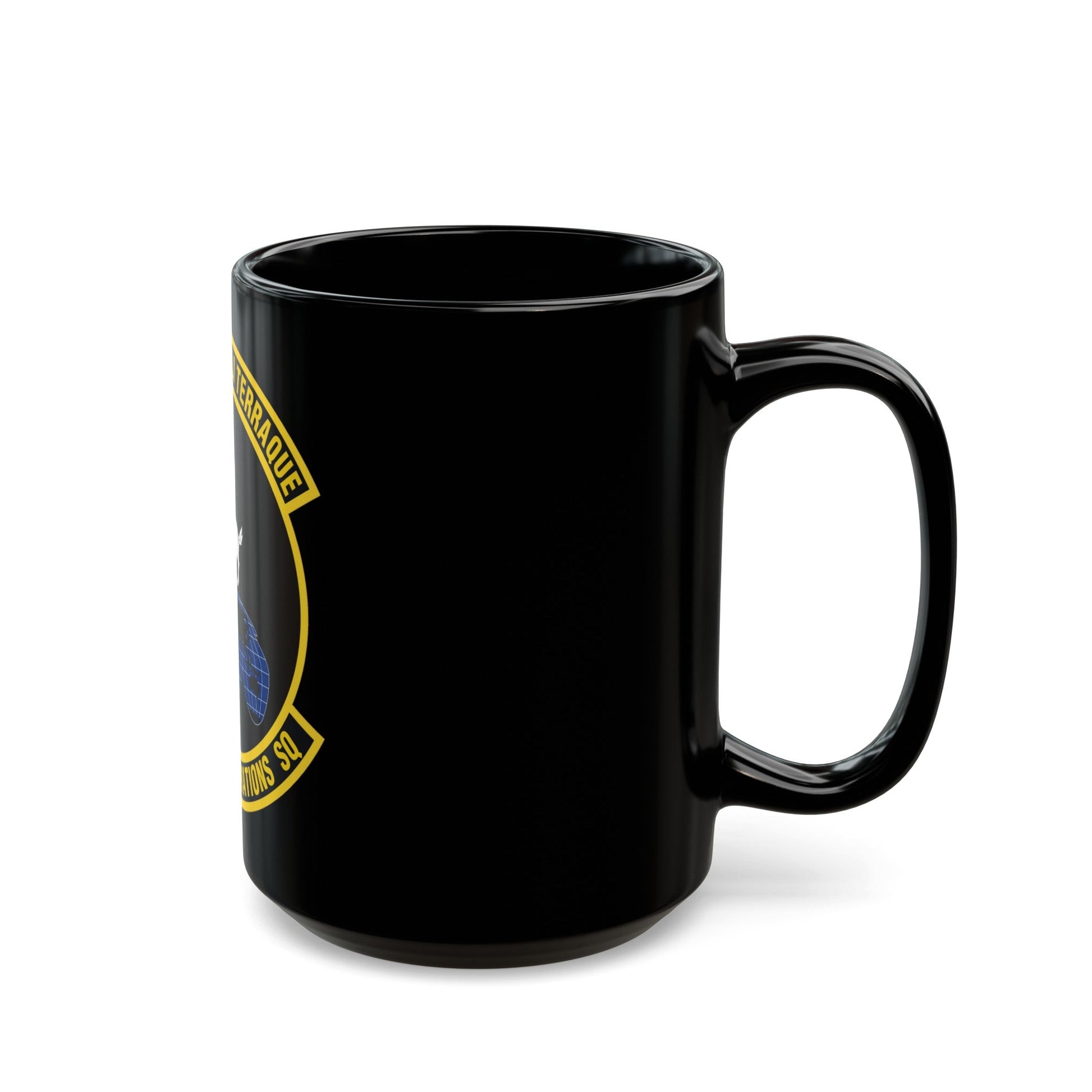 22d Space Operations Squadron (U.S. Air Force) Black Coffee Mug-The Sticker Space