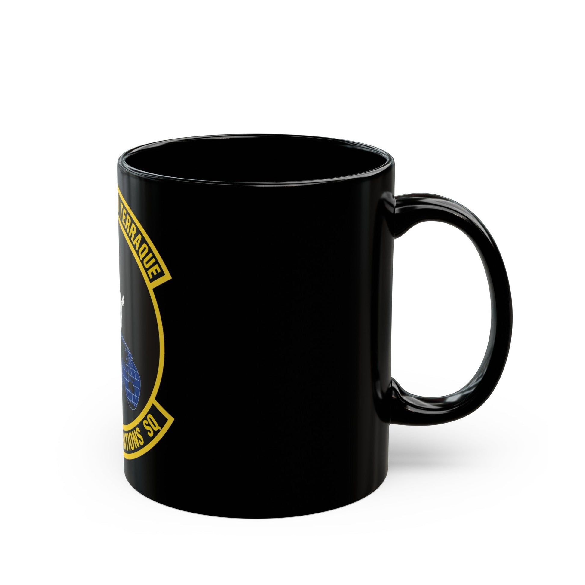 22d Space Operations Squadron (U.S. Air Force) Black Coffee Mug-The Sticker Space