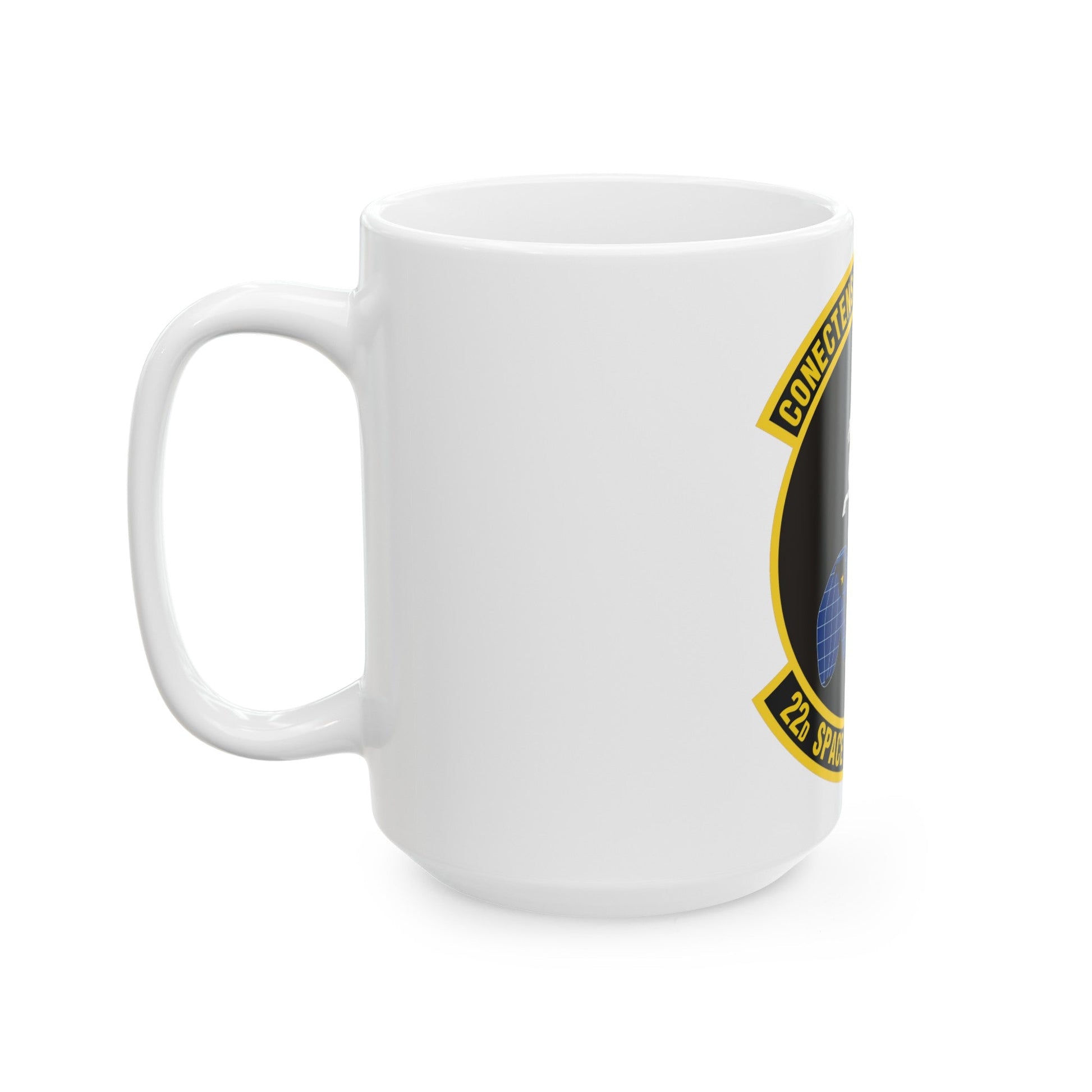 22d Space Operations Squadron (U.S. Air Force) White Coffee Mug-The Sticker Space