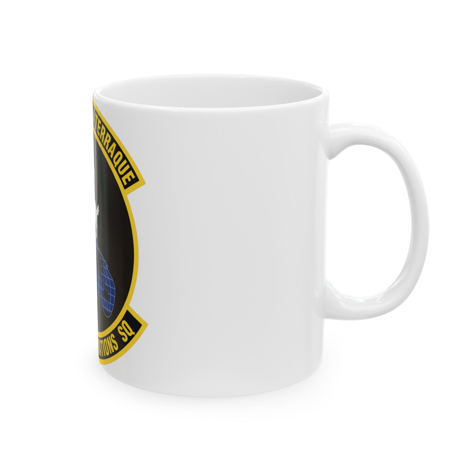 22d Space Operations Squadron (U.S. Air Force) White Coffee Mug-The Sticker Space