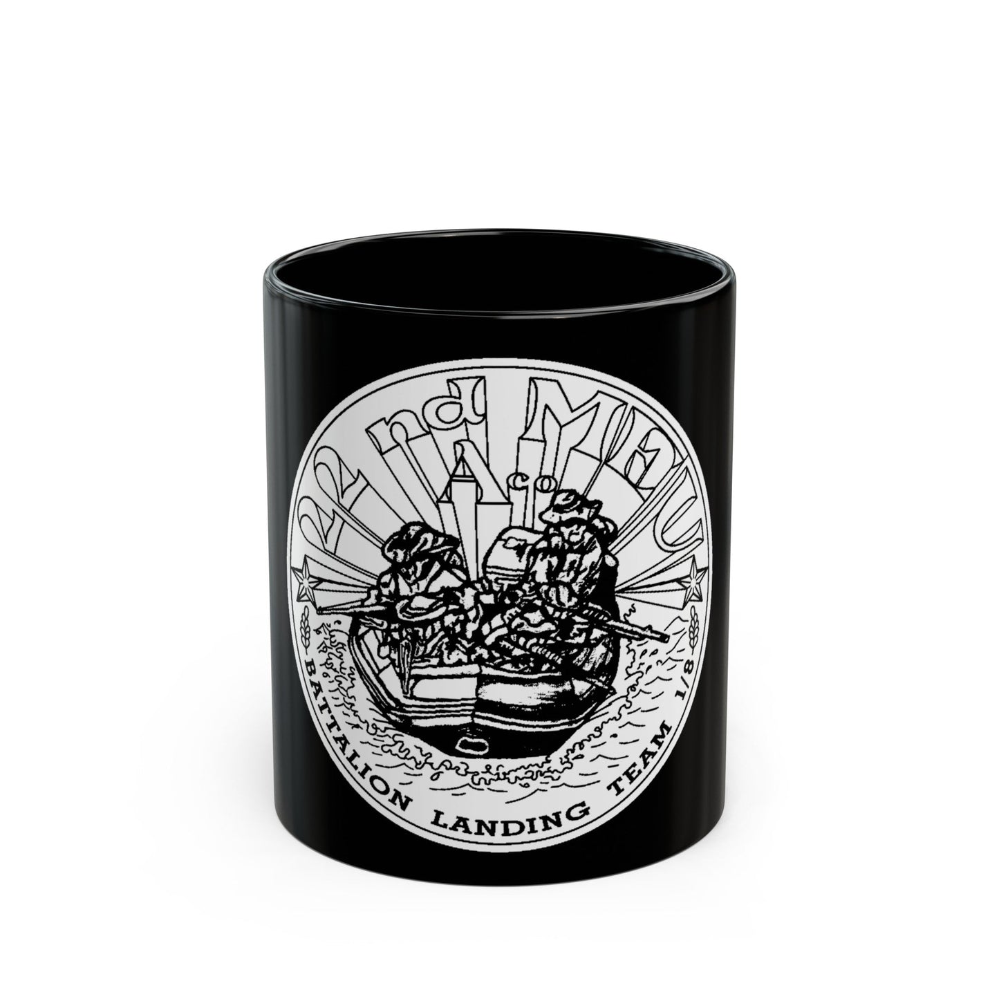 22nd MEU (USMC) Black Coffee Mug-11oz-The Sticker Space