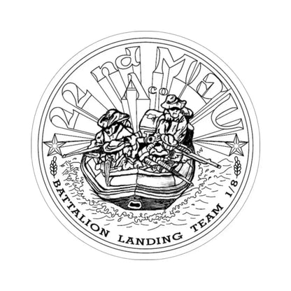 22nd MEU (USMC) STICKER Vinyl Die-Cut Decal 3 Inch - The Sticker Space