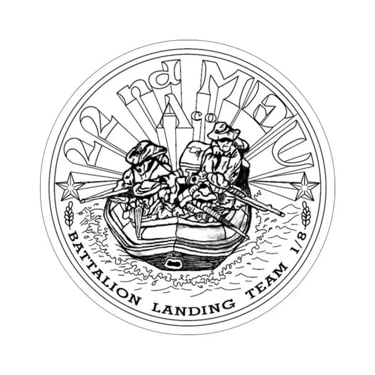 22nd MEU (USMC) STICKER Vinyl Die-Cut Decal 6 Inch - The Sticker Space