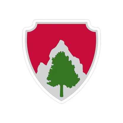 23 Engineer Battalion (U.S. Army) REVERSE PRINT Transparent Die-Cut STICKER 2 Inch Die-Cut Transparent - The Sticker Space