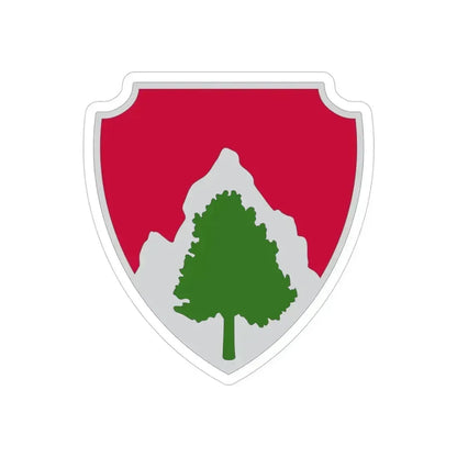 23 Engineer Battalion (U.S. Army) REVERSE PRINT Transparent Die-Cut STICKER 5 Inch Die-Cut Transparent - The Sticker Space