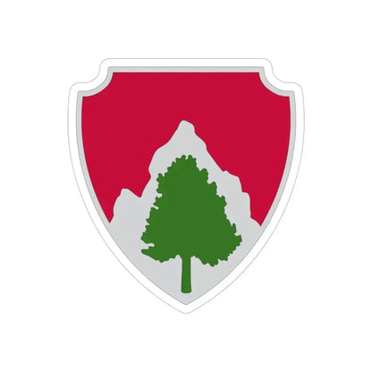 23 Engineer Battalion (U.S. Army) REVERSE PRINT Transparent Die-Cut STICKER 6 Inch Die-Cut Transparent - The Sticker Space