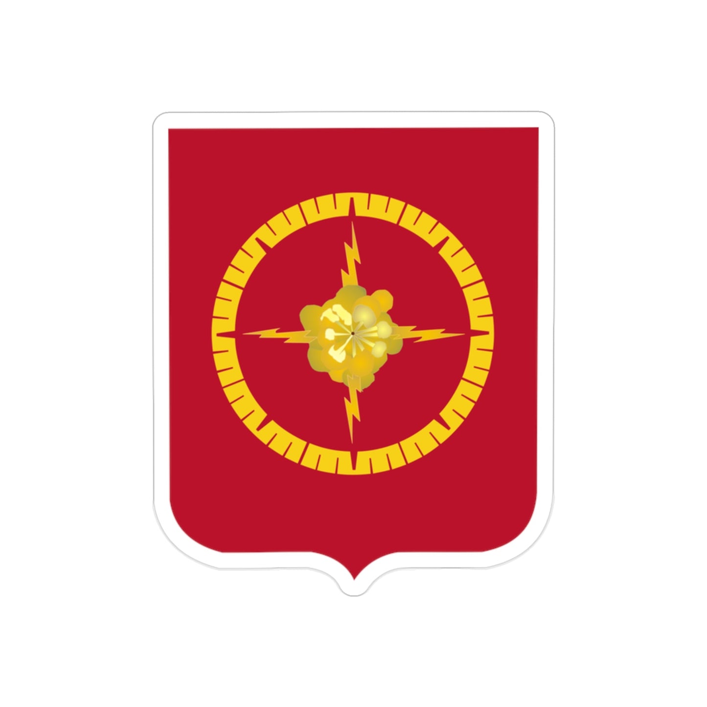 23 Field Artillery Battalion 2 (U.S. Army) REVERSE PRINT Transparent STICKER-2 Inch-The Sticker Space