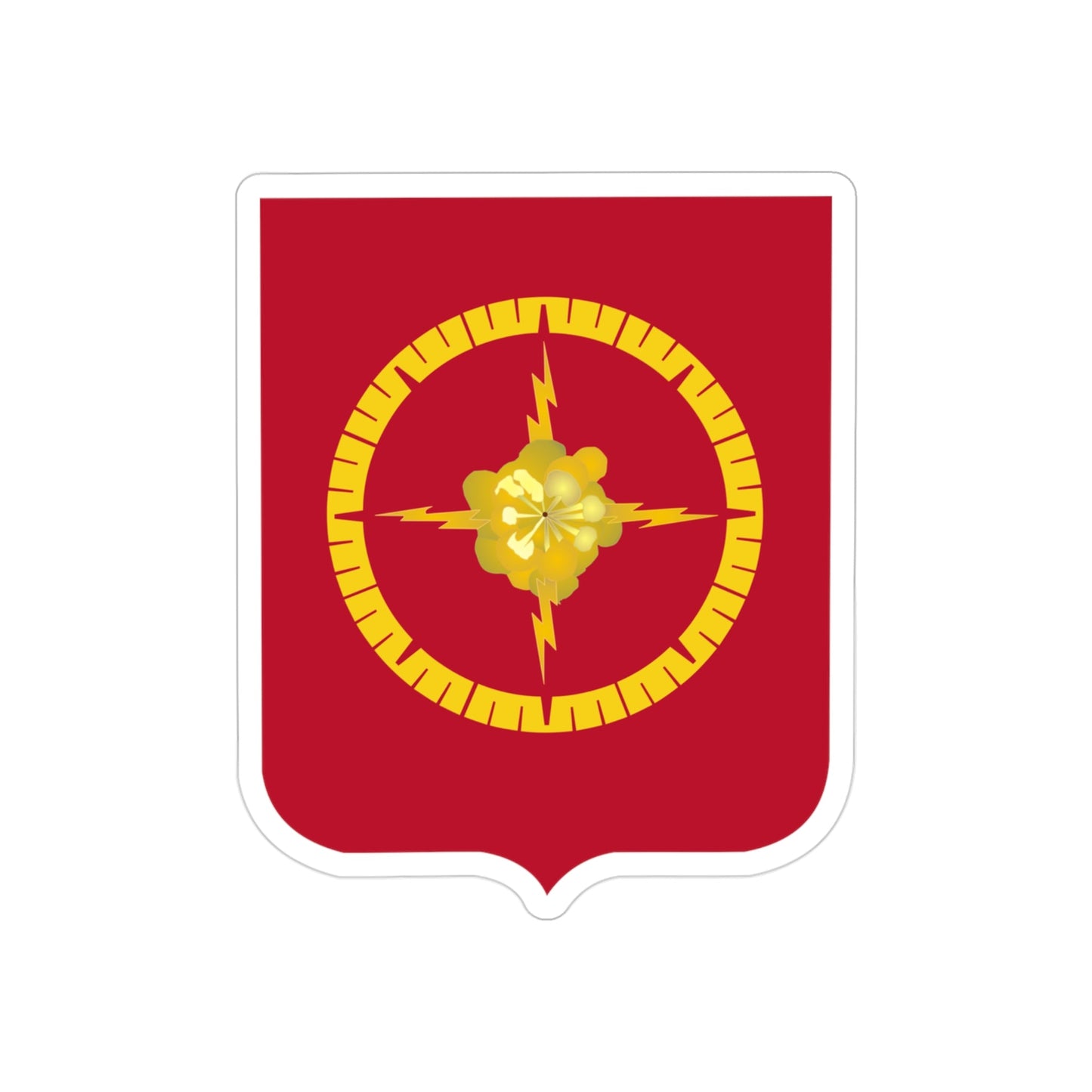 23 Field Artillery Battalion 2 (U.S. Army) REVERSE PRINT Transparent STICKER-3 Inch-The Sticker Space