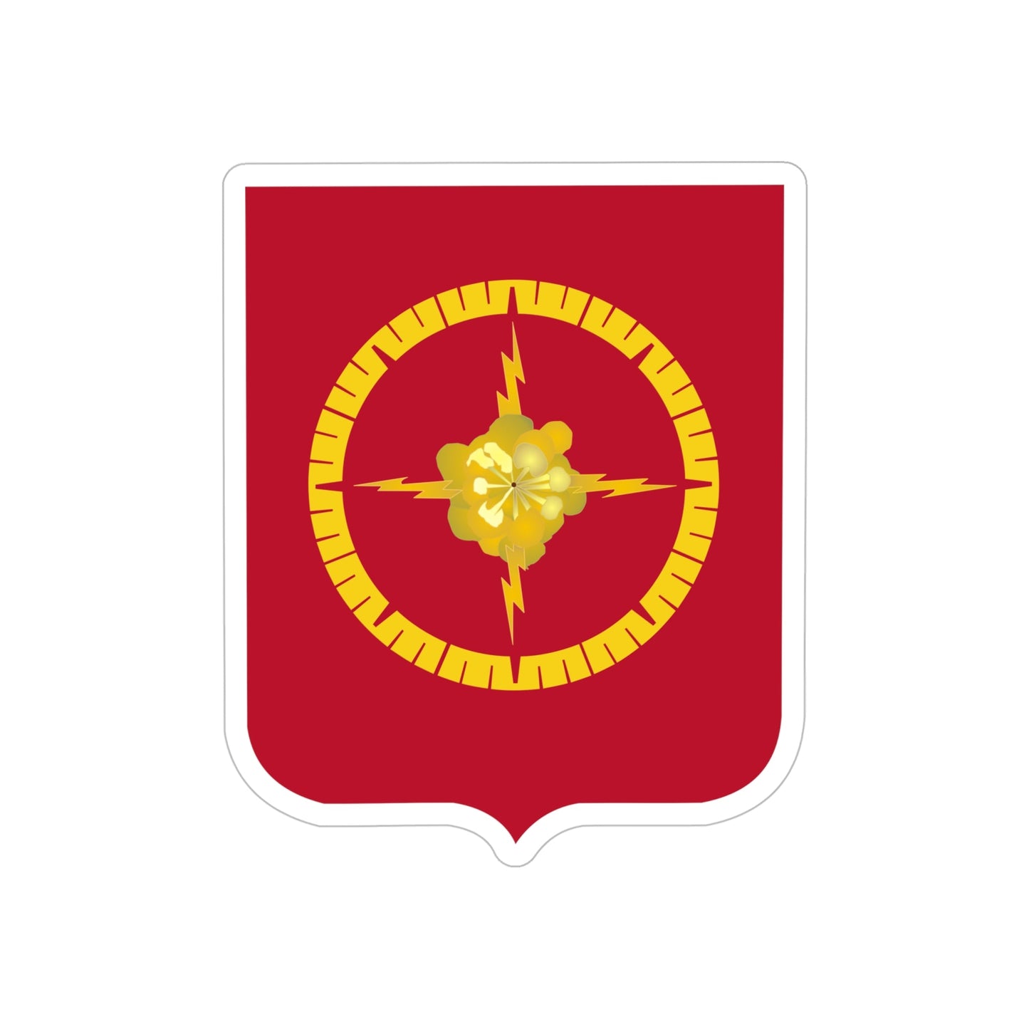 23 Field Artillery Battalion 2 (U.S. Army) REVERSE PRINT Transparent STICKER-6 Inch-The Sticker Space