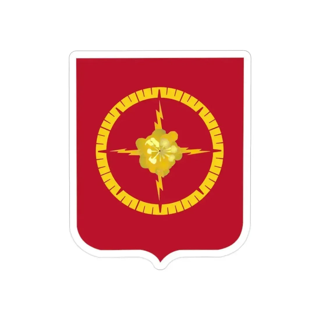 23 Field Artillery Battalion 2 (U.S. Army) REVERSE PRINT Transparent Die-Cut STICKER 2 Inch Die-Cut Transparent - The Sticker Space